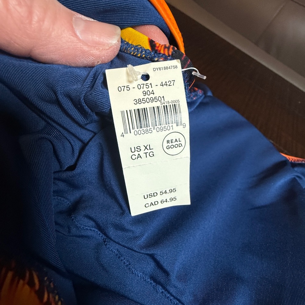 Aerie Real Good One Piece Cheekiest Swimsuit XL Sunset Palm Tree UPF 50 NWT - Picture 5 of 10